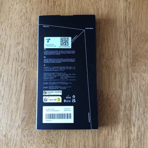 CaseKoo Apple iPhone 14 Plus Transparent Case Magsafe Kickstand & Sticker - Picture 2 of 8